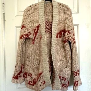 Free people chunky cardigan size medium